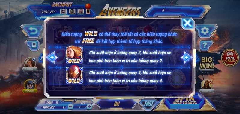 Kinh nghiệm chơi Avengers 68 game bài