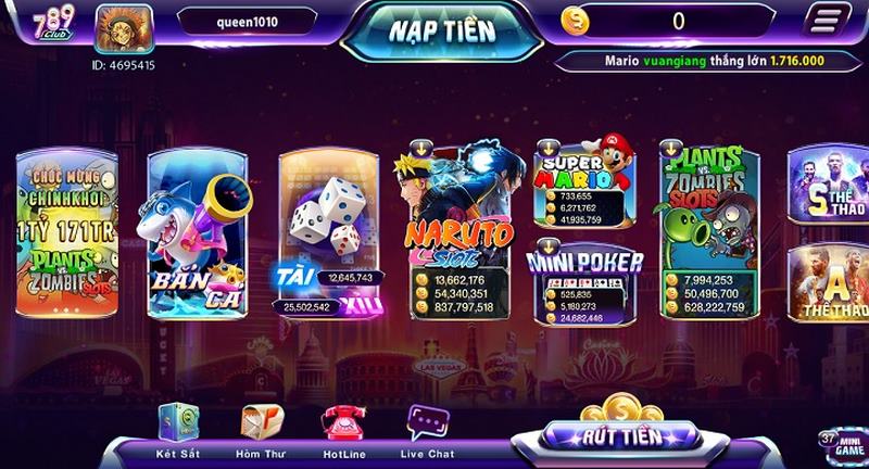 Slot game độc đáo