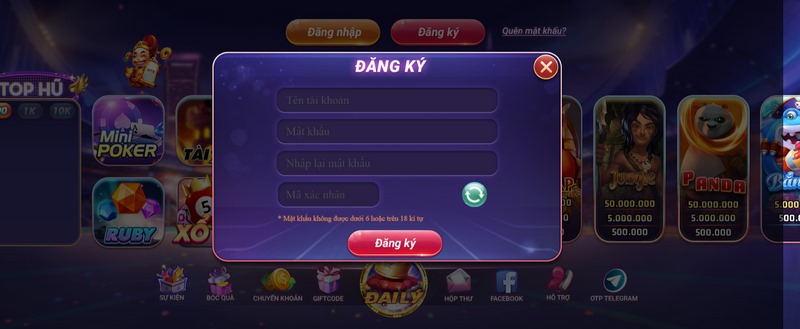 Đăng ký tài khoản chơi game tại 99vin club với vài bước đơn giản