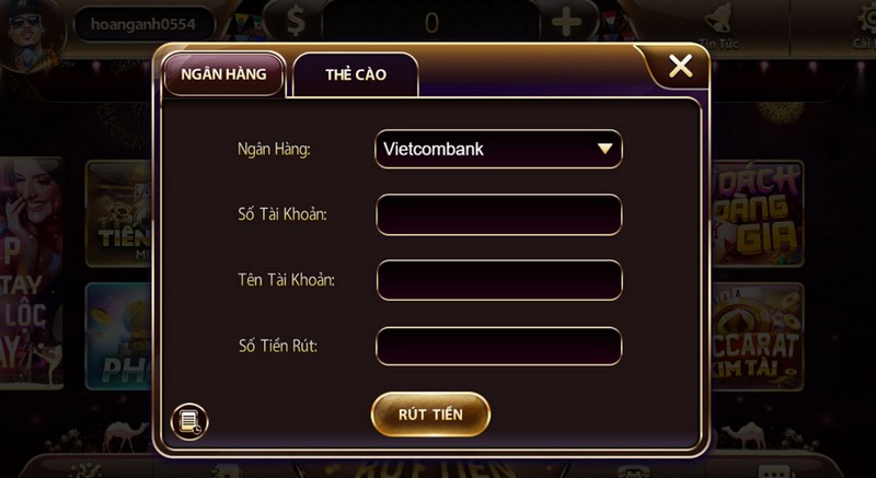 Hướng dẫn rút tiền từ cổng game May club nhanh