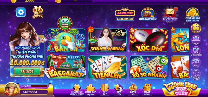 Thế mạnh khi chơi game ở V99 win