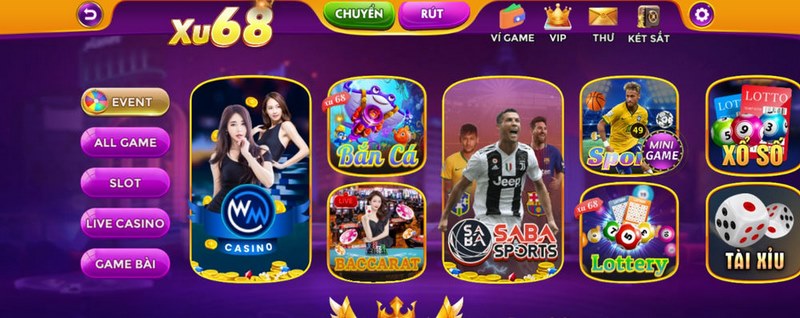 Các game hot nhất tại Xu68