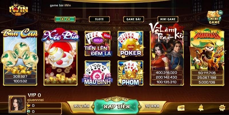 Độ hấp dẫn và đa dạng game đổi thưởng có tại Iwin